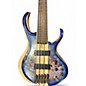 Used Ibanez BTB845 Cerulean Blue Burst Low Gloss Electric Bass Guitar