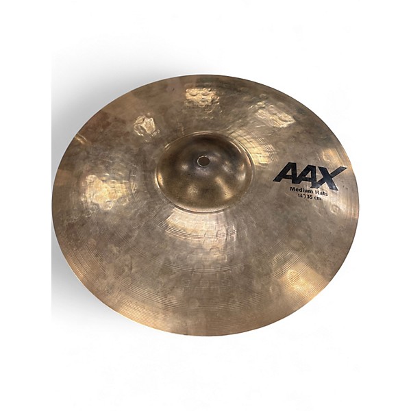 Used SABIAN 14in AAX medium hi hats pair Cymbal