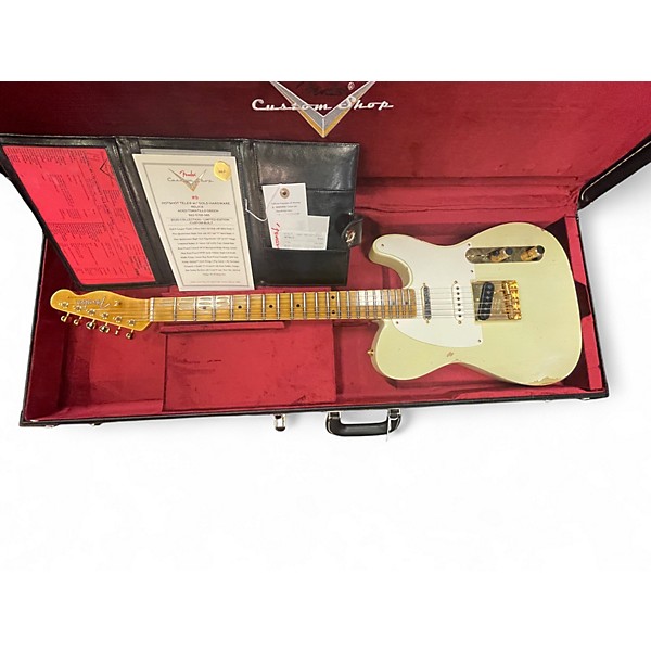 Used Fender CUSTOM SHOP HOTSHOT TELECASTOR AGED TOMATILLO GREEN Solid Body Electric Guitar