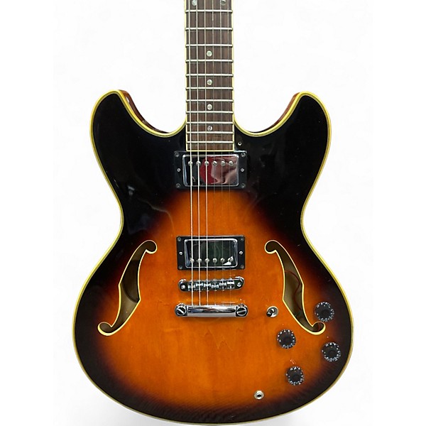 Used Ibanez AS 80 SUN BURST Hollow Body Electric Guitar