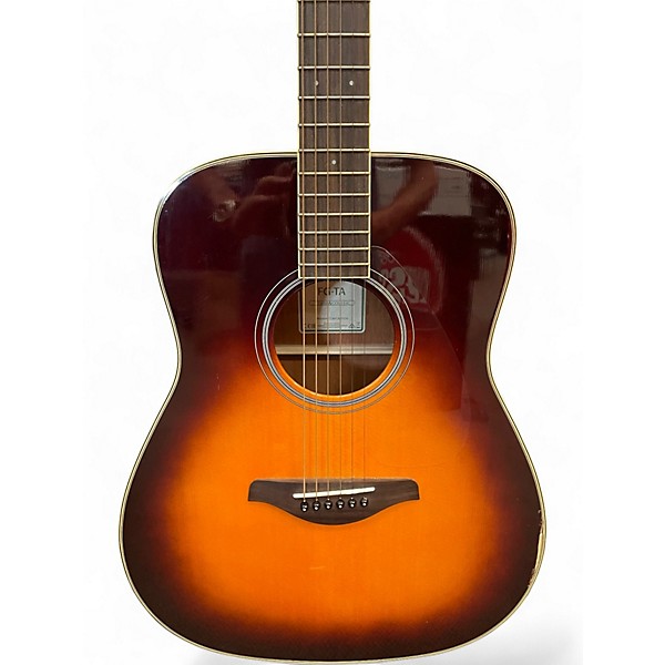 Used Yamaha FGTA TRANS ACOUSTIC Natural Acoustic Electric Guitar