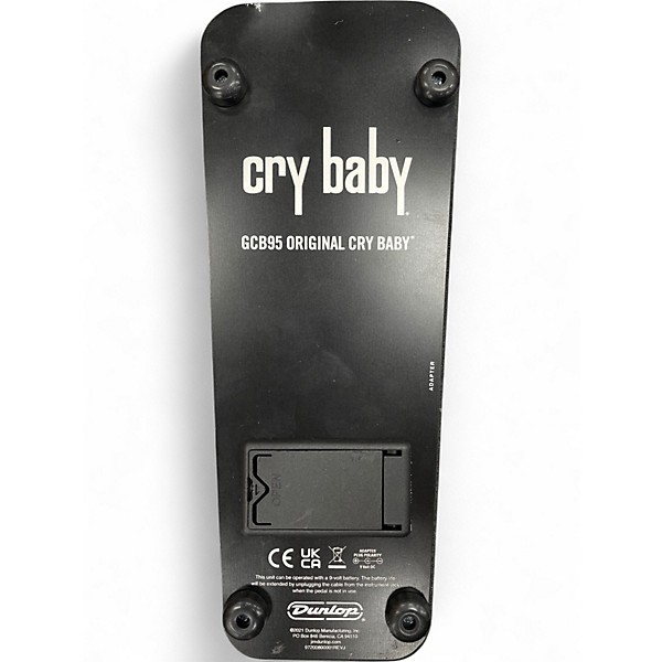 Used Dunlop Original Cry Baby Wah Effect Pedal