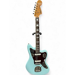 Used Squier CLASSIC VIBE JAGUAR Daphne Blue Solid Body Electric Guitar