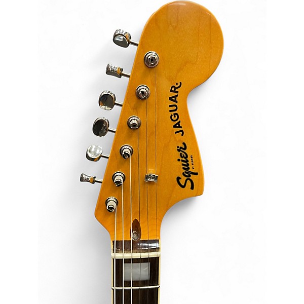 Used Squier CLASSIC VIBE JAGUAR Daphne Blue Solid Body Electric Guitar