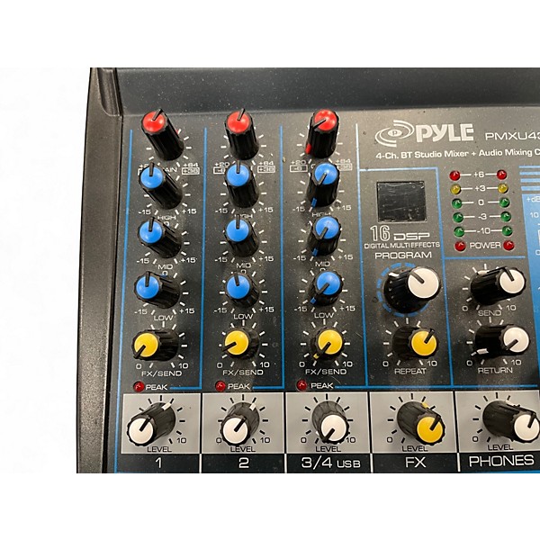 Used Pyle pmxu43bt Digital Mixer