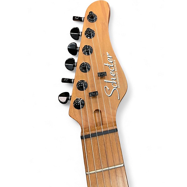 Used Schecter Guitar Research PT PRO TRANS BLUE BURST Solid Body Electric Guitar