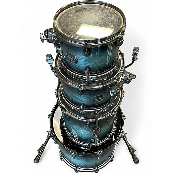 Used Mapex 4 Piece SATURN V  DEEP WATER BURL Drum Kit