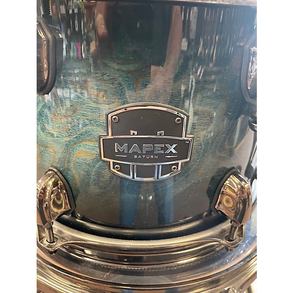 Used Mapex 4 Piece SATURN V  DEEP WATER BURL Drum Kit