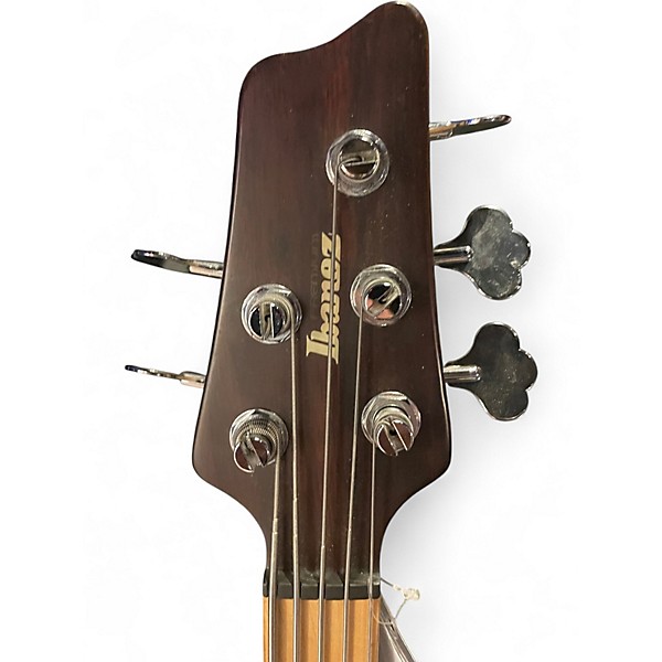 Used Ibanez ATK805E 5 String Natural Electric Bass Guitar