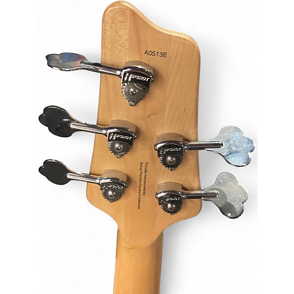 Used Ibanez ATK805E 5 String Natural Electric Bass Guitar