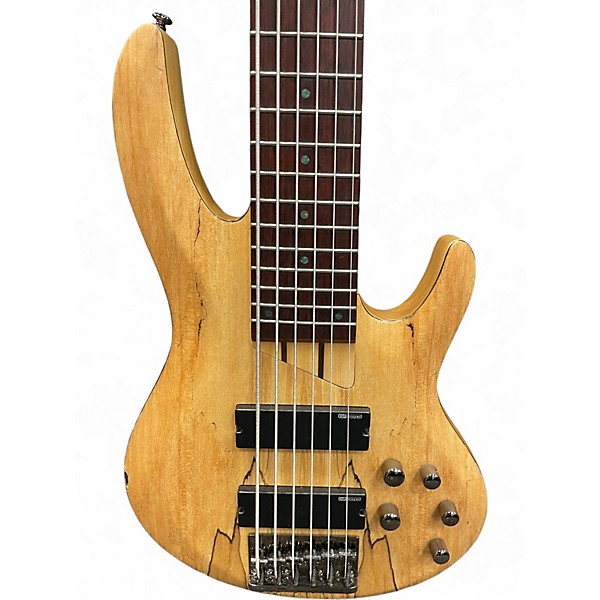 Used ESP LTD B206SM 6 String Natural Electric Bass Guitar