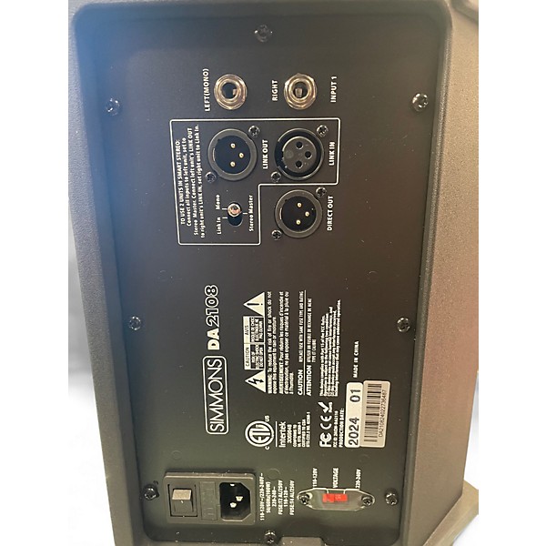 Used Simmons DA2108 Powered Speaker