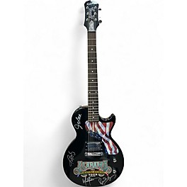 Used 2003 Epiphone LES PAUL ALABAMA Black Solid Body Electric Guitar