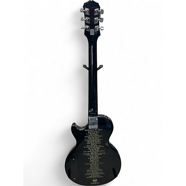 Used 2003 Epiphone LES PAUL ALABAMA Black Solid Body Electric Guitar