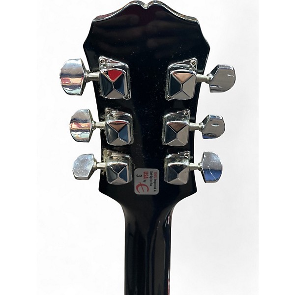 Used 2003 Epiphone LES PAUL ALABAMA Black Solid Body Electric Guitar