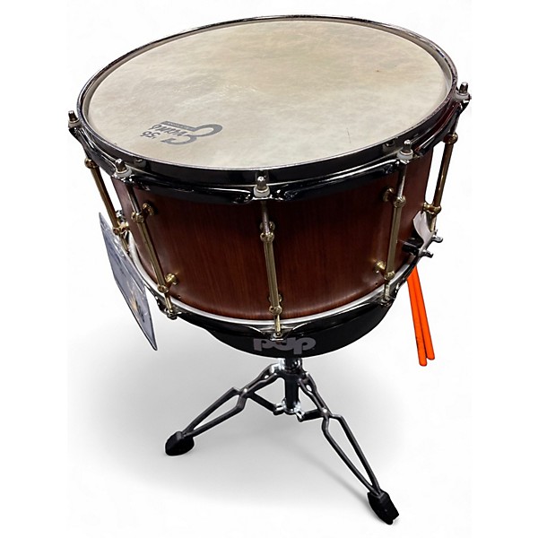 Used Risen Drums 14in SNARE BUBINGA Natural Drum