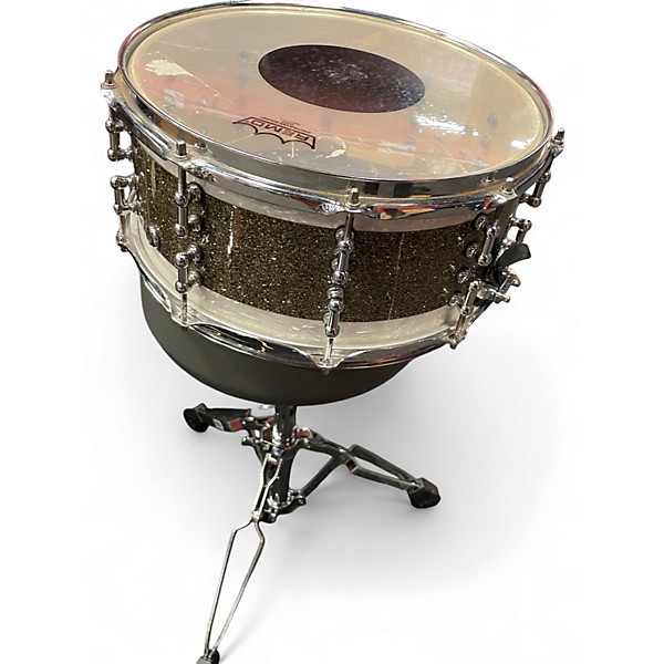 Used Infinity Drumworks 14in SNARE Gold Drum