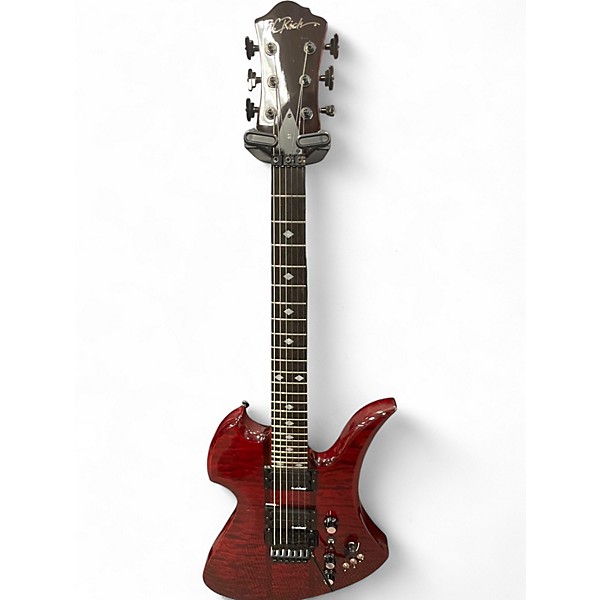 Used B.C. Rich Mockingbird ST Candy Red Burst Solid Body Electric Guitar
