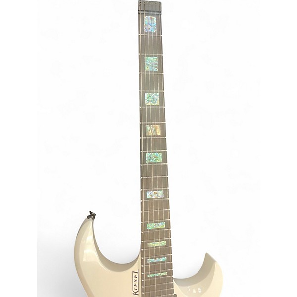 Used 2024 Kiesel VADER WHITE Solid Body Electric Guitar