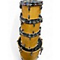 Used Yamaha 4 Piece Stage Custom Natural Drum Kit