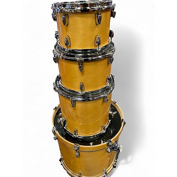 Used Yamaha 4 Piece Stage Custom Natural Drum Kit