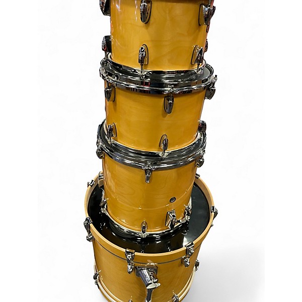 Used Yamaha 4 Piece Stage Custom Natural Drum Kit
