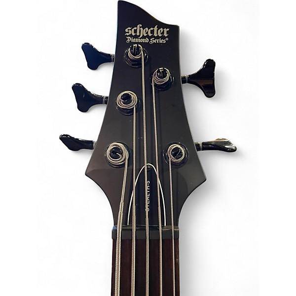 Used Schecter Guitar Research Stealth-5 Black Electric Bass Guitar