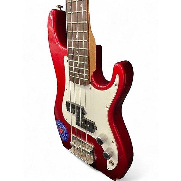 Used Greg Bennett Design by Samick MCR-1 Candy Apple Red Electric Bass Guitar