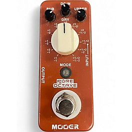 Used Mooer PURE OCTAVE Effect Pedal