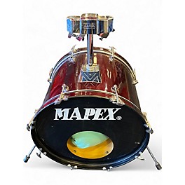 Used Mapex 4 Piece Venus Red Drum Kit