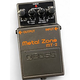 Used BOSS MT2 Metal Zone Distortion Effect Pedal