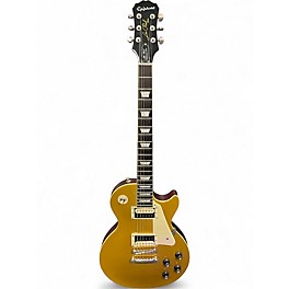 Used Epiphone Custom Shop Les Paul Traditional Pro Gold Top Solid Body Electric Guitar
