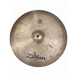 Used Zildjian 16in Thin Crash Cymbal