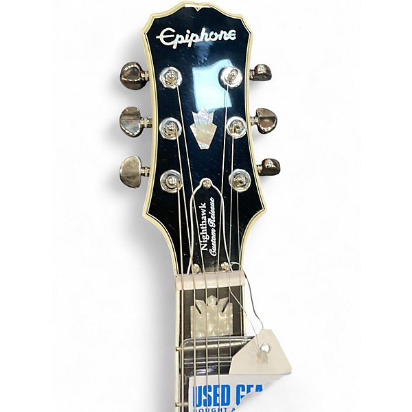 Used Epiphone Nighthawk Custom Reissue Honey Burst Solid Body Electric Guitar