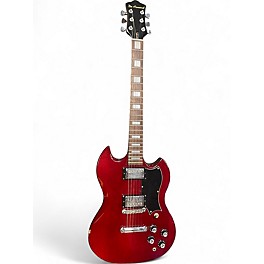 Used DeArmond S67 Red Solid Body Electric Guitar