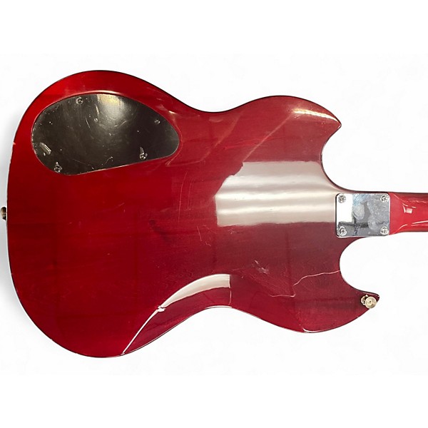 Used DeArmond S67 Red Solid Body Electric Guitar