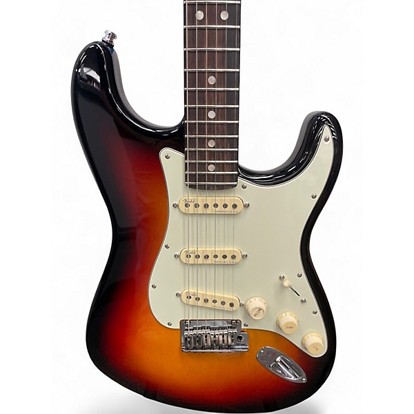 Used Fender American Ultra Stratocaster 2 Tone Sunburst Solid Body Electric Guitar