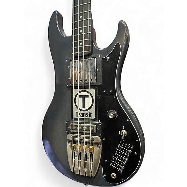 Vintage 1970s Ovation MAGNUM  Black Electric Bass Guitar