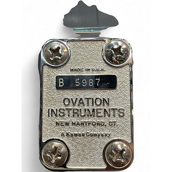 Vintage 1970s Ovation MAGNUM  Black Electric Bass Guitar