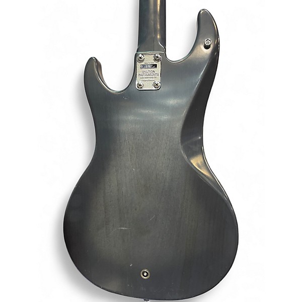 Vintage 1970s Ovation MAGNUM  Black Electric Bass Guitar