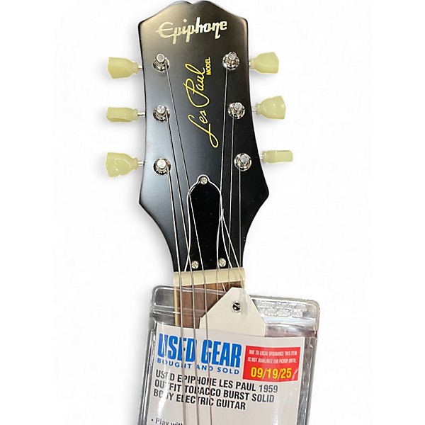 Used Epiphone LES PAUL 1959 OUTFIT Tobacco Burst Solid Body Electric Guitar