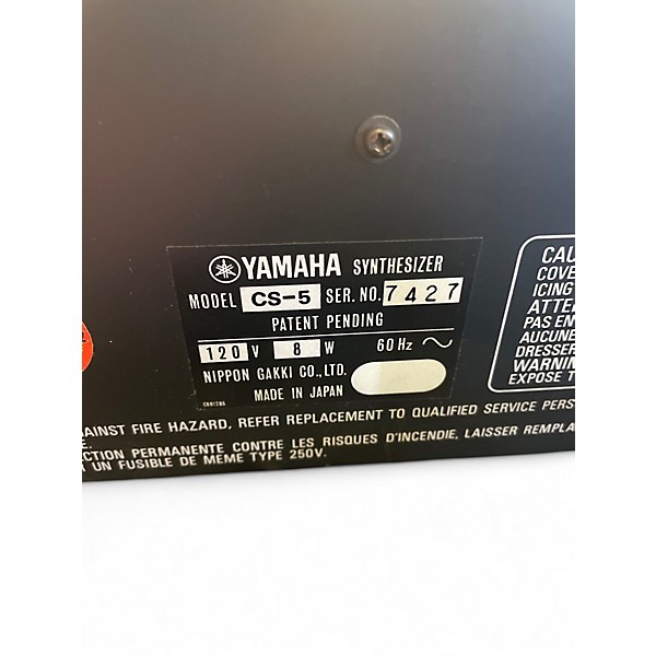 Used Yamaha CS-5 Synthesizer