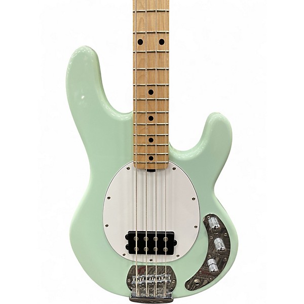 Used Sterling by Music Man Ray4 Seafoam Green Electric Bass Guitar