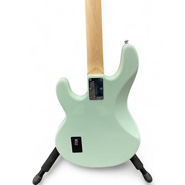 Used Sterling by Music Man Ray4 Seafoam Green Electric Bass Guitar