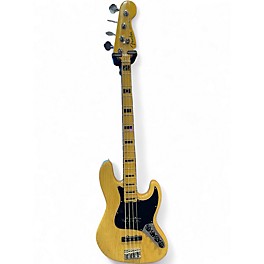 Used Fender American Elite Jazz Bass Natural Electric Bass Guitar