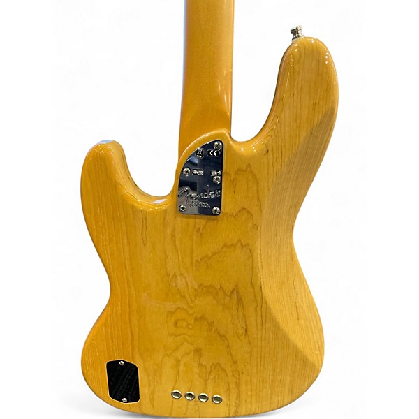 Used Fender American Elite Jazz Bass Natural Electric Bass Guitar