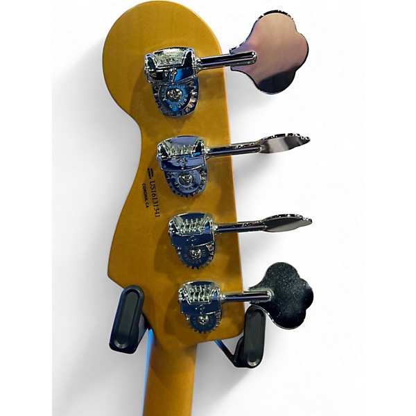 Used Fender American Elite Jazz Bass Natural Electric Bass Guitar