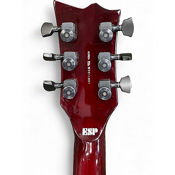 Used ESP EC1000 Deluxe Metallic Red Solid Body Electric Guitar