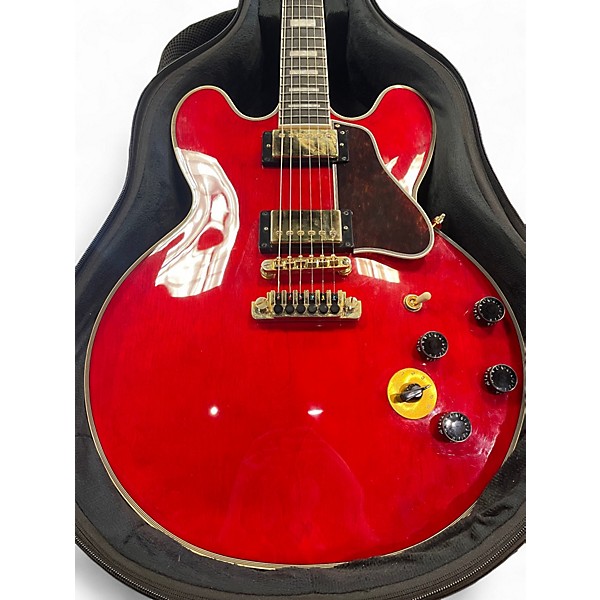 Used Epiphone BB King Lucille Cherry Hollow Body Electric Guitar
