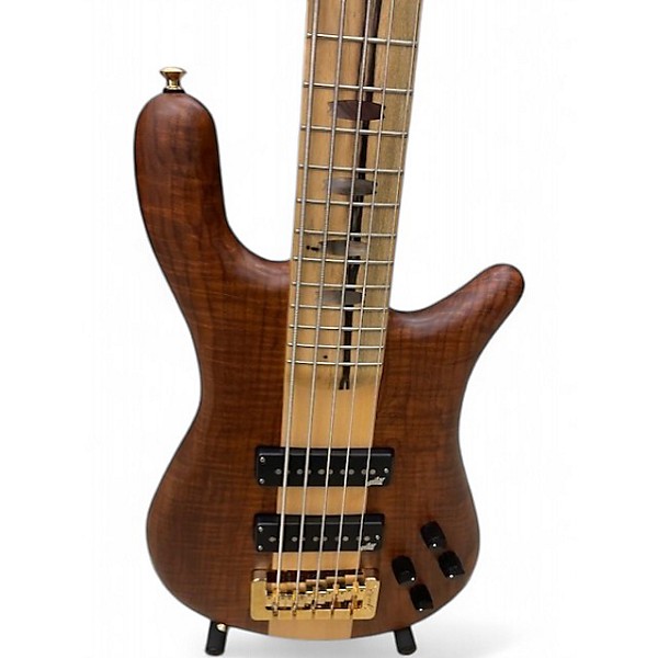 Used 2022 Spector NS5XL Natural Electric Bass Guitar